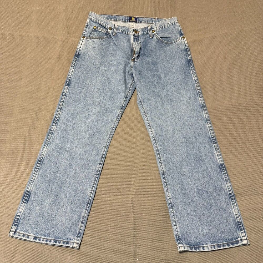 Vintage Wrangler Mens 47Mwz Jeans Size 34X30 L Regular Fit Cowboy Western